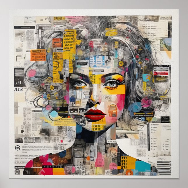 Gaze Beyond Adversity: Girl Facing a Future of Cha Poster (Front)