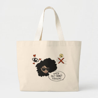 Gaze, But Don't Touch Shopper Large Tote Bag