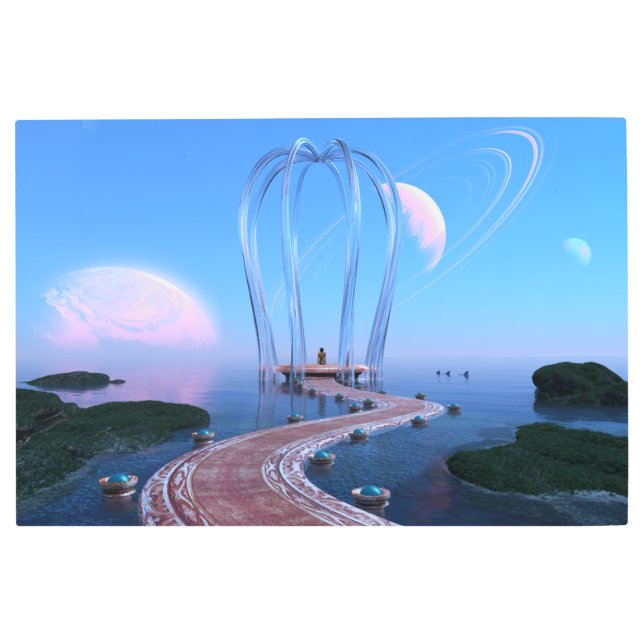 Gazebo (2020) metal print (Front)