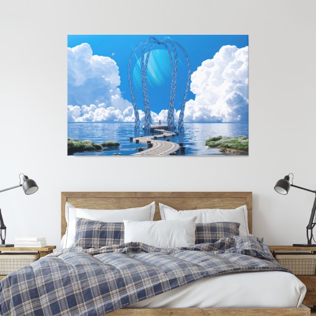 Gazebo (2026) canvas print (Insitu(Bedroom))