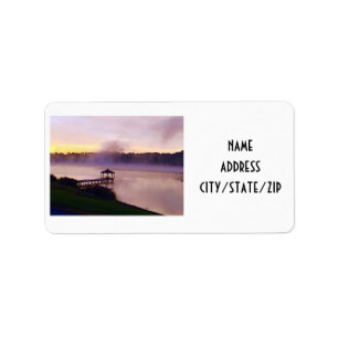 "GAZEBO IN THE FOG" RETURN ADDRESS LABLES LABEL