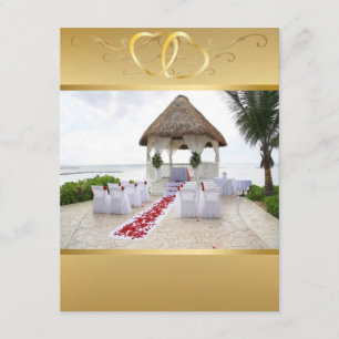 Gazebo On The Beach Wedding Invitation5 Invitation