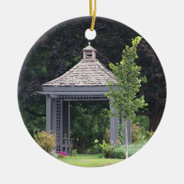 Gazebo Photo Ornament  (Front)
