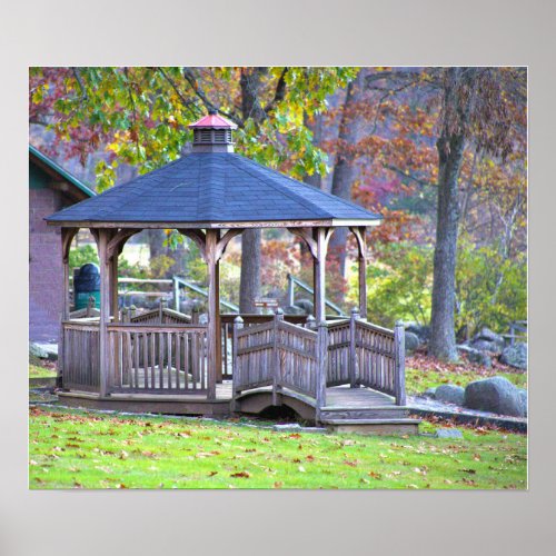 Gazebo Photo Poster