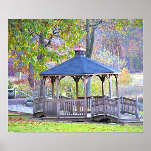 Gazebo Photo Poster