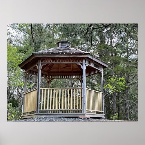 Gazebo Photo Poster