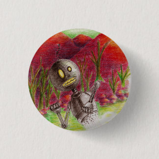 Gazebo the Robot Pinback Button