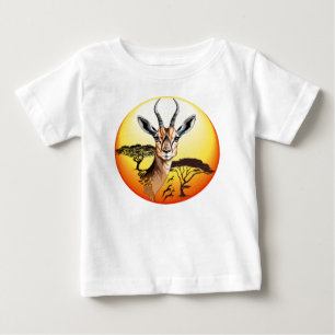 Gazelle African Antelope Wild Animal Baby T-Shirt