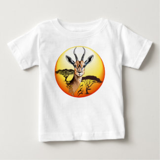 Gazelle African Antelope Wild  Animal Baby T-Shirt