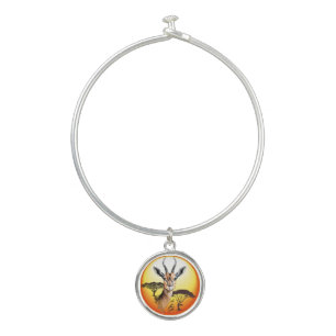 Gazelle African Antelope Wild Animal Bangle Bracelet