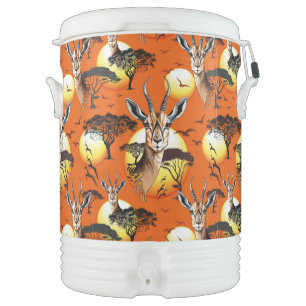 Gazelle African Antelope Wild Animal Beverage Cooler