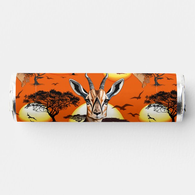 Gazelle African Antelope Wild  Animal Breath Savers® Mints (Front)