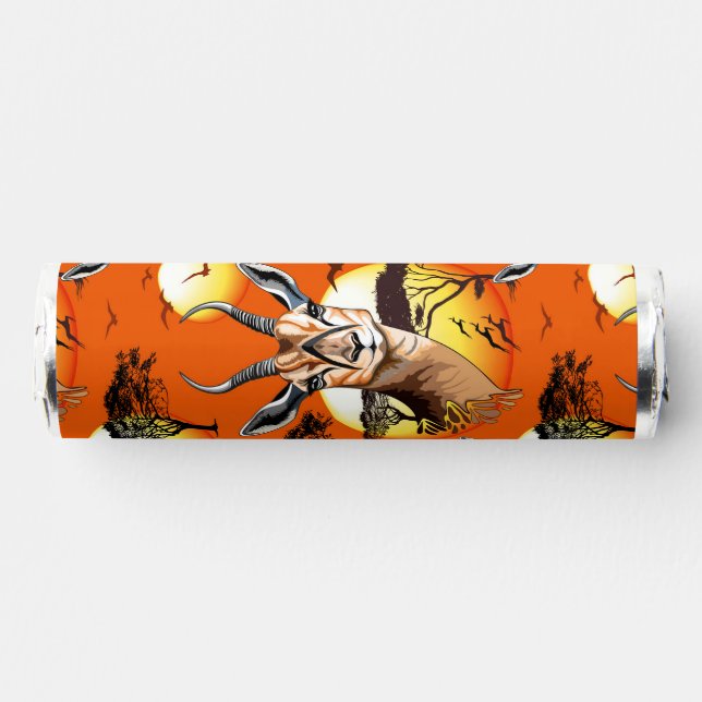 Gazelle African Antelope Wild  Animal Breath Savers® Mints (Front)