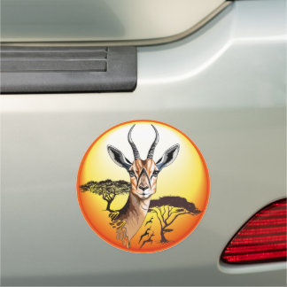 Gazelle African Antelope Wild  Animal Car Magnet