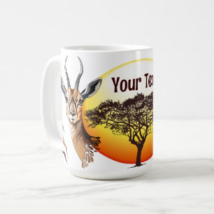 Gazelle African Antelope Wild Animal Coffee Mug
