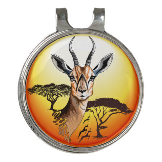 Gazelle African Antelope Wild  Animal Golf Hat Clip