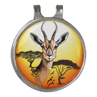 Gazelle African Antelope Wild  Animal Golf Hat Clip