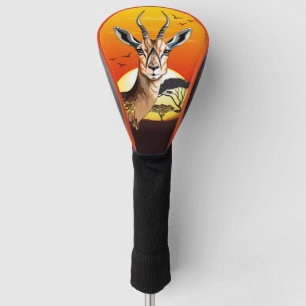 Gazelle African Antelope Wild Animal Golf Head Cover