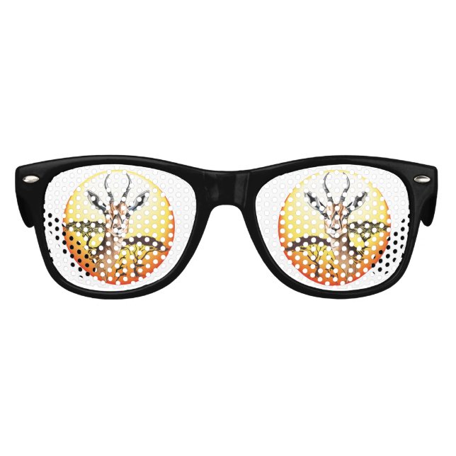 Gazelle African Antelope Wild  Animal Kids Sunglasses (Front)