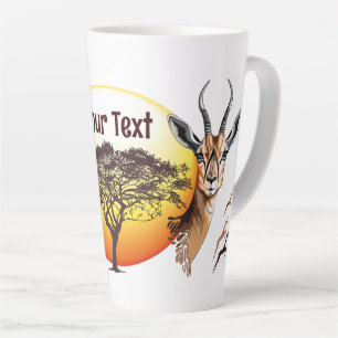 Gazelle African Antelope Wild Animal Latte Mug
