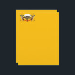 Gazelle African Antelope Wild  Animal Letterhead<br><div class="desc">Thomson's gazelles are a common and easily recognizable African antelope, known for their speed and agility, and are found primarily in East Africa. They are small to medium-sized, tan to reddish-brown in color, with a white belly and a prominent black stripe on their flanks. Original Gazelle Portrait Copyright BluedarkArt TheChameleonArt....</div>