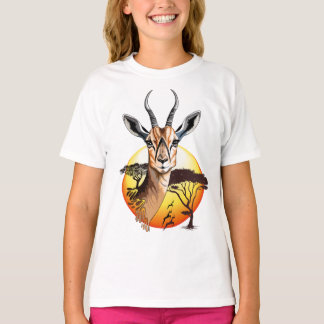 Gazelle African Antelope Wild  Animal T-Shirt