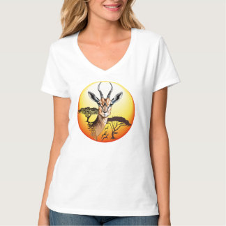 Gazelle African Antelope Wild  Animal T-Shirt