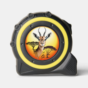 Gazelle African Antelope Wild Animal Tape Measure