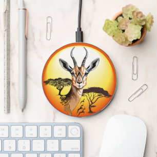 Gazelle African Antelope Wild  Animal Wireless Charger