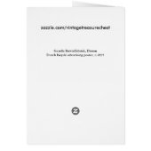 Gazelle Cycles Vintage Bicycle Poster (Back)