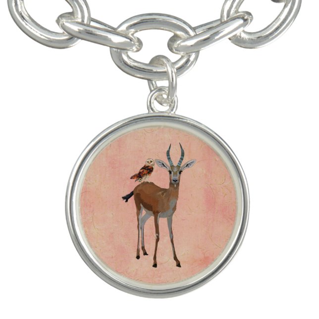 Gazelle & Owl Charm Bracelet (Design)