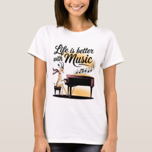 gazelle piano T-Shirt