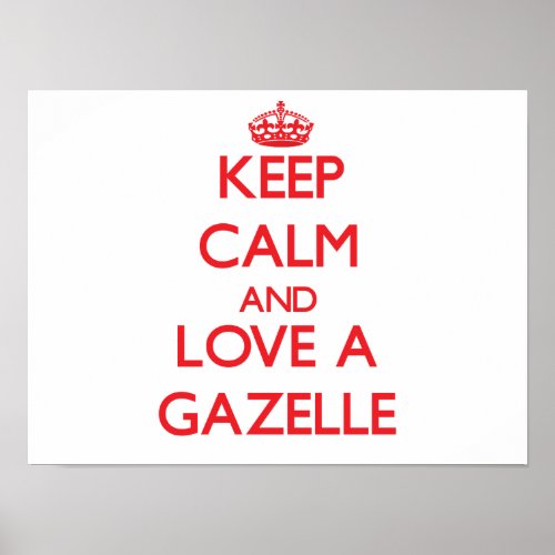 Gazelle Poster