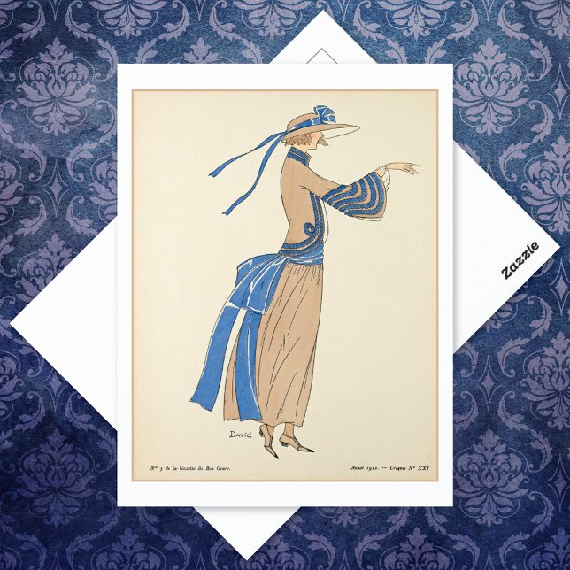 Gazette Bon Ton Soeurs French Fashion Postcard (Creator Uploaded)