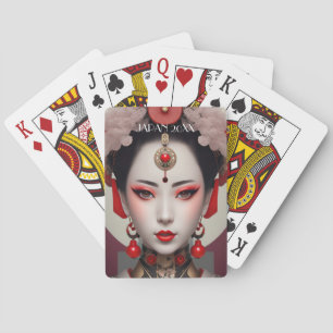 Gazing Geisha Poker Cards