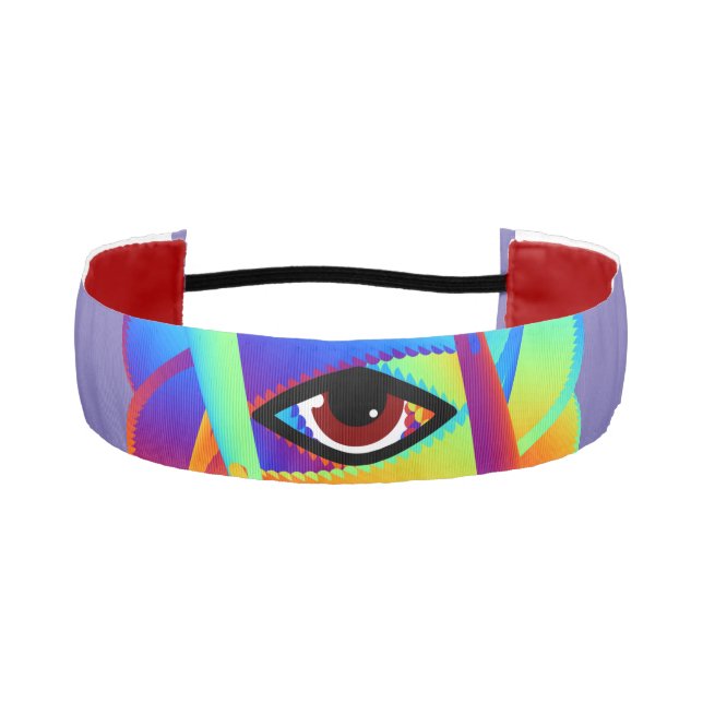 Gazing third eye athletic headband (Front)