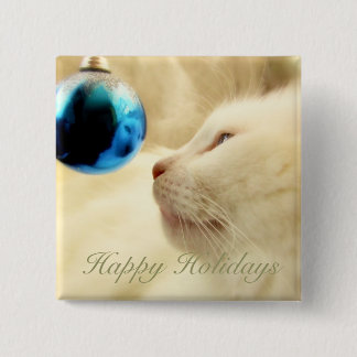 Gazing Upon A Blue Star Pinback Button