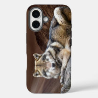Gazing Wolf Apple iPhone 16 Case