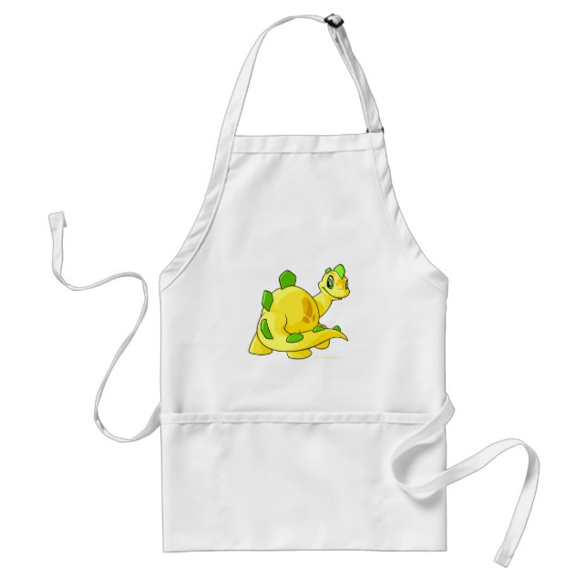Gazing yellow Chomby Adult Apron (Front)
