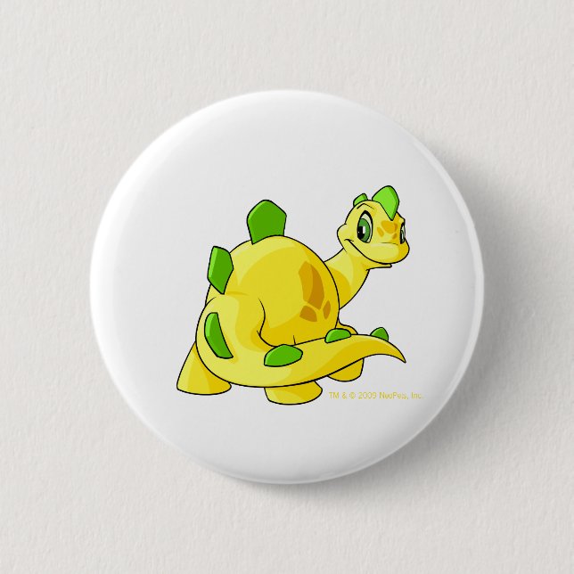 Gazing yellow Chomby Button (Front)