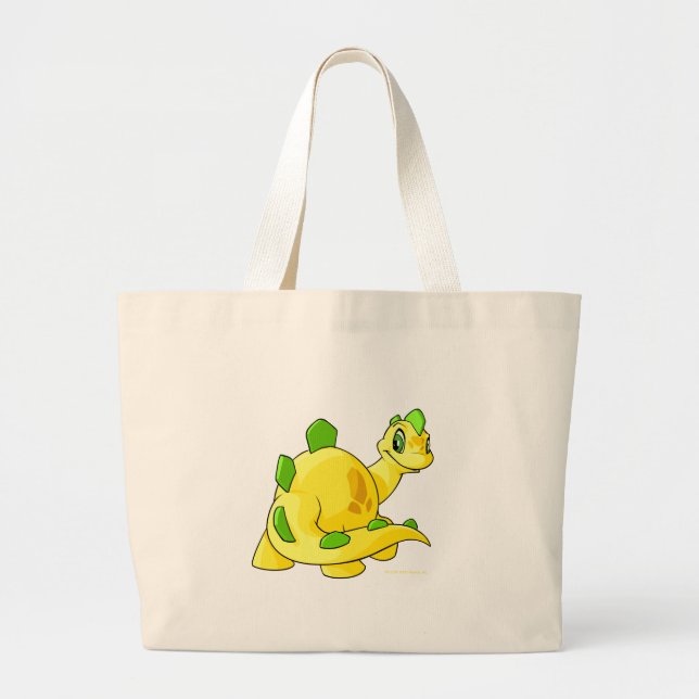 Gazing yellow Chomby Large Tote Bag (Front)