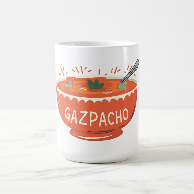 Gazpacho Gastronomy: Artistic Bowls for the Soul Coffee Mug (Center)