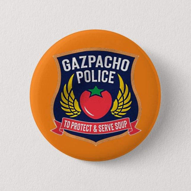 Gazpacho Police Button (Front)
