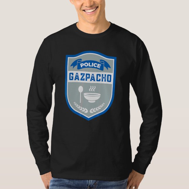 Gazpacho Police Funny Green Grape Gazpacho Meme Sa T-Shirt (Front)