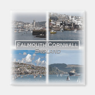 GB0139 Europe, England, Cornwall, Falmouth, Fridge Magnet