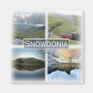 GB0146 Europe, Wales, Snowdonia, Fridge Magnet