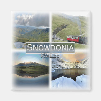 GB0146 Europe, Wales, Snowdonia, Fridge Magnet