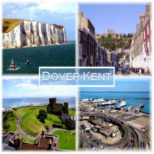 GB Dover Kent _ Dover Castle _ White Cliff _ Castl Sticker