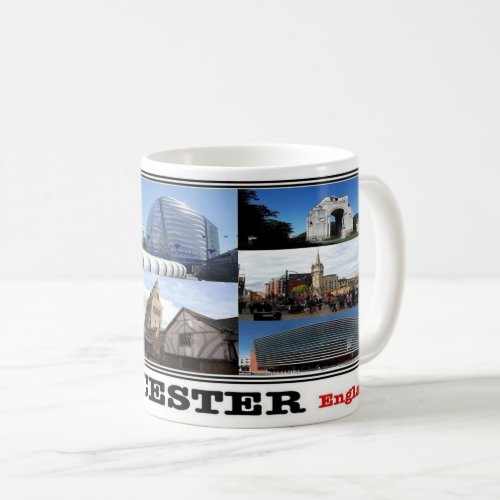 GB England _ Leicester Mosaic _ Coffee Mug