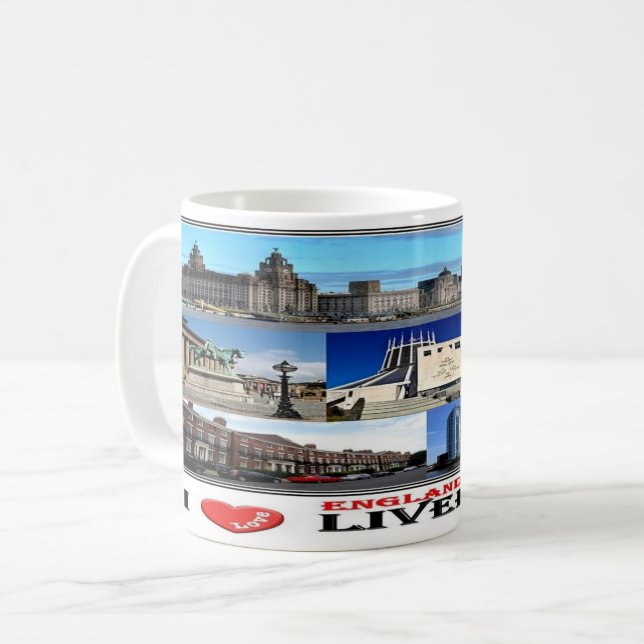 GB England - Liverpool - Coffee Mug (Front Left)